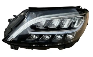 Carcasa far stanga pentru Mercedes C-Class W205 cu Facelift (2018 - 2021) pentru farul Performance LED (farul fara ILS) - Img 2