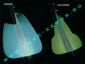 diferenta xenon halogen