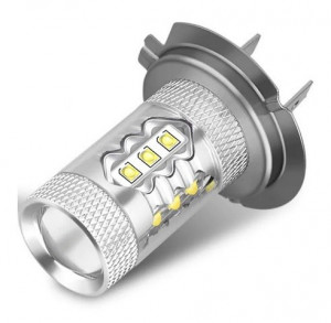 LED AUTO H7 80W 12-24V CREE 750 Lm