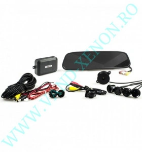 Senzori de parcare cu afisaj in oglinda si camera Cartech SM801 - Img 2