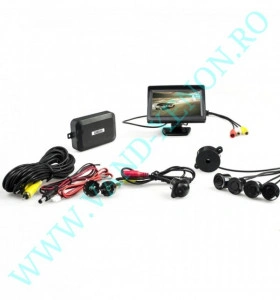 Senzori de parcare cu afisaj si camera Cartech SP801