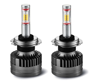 Set 2 leduri H7 M8 Canbus 360 grade pentru far auto putere 60Wset luminozitate 6200 Lmset 12V-24V