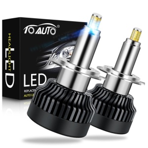 Set 2 leduri H7 M9 Canbus 360 grade pentru far auto putere 80Wset luminozitate 8000 Lmset 12V