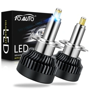 Set 2 leduri H7 M9 Canbus 360 grade pentru far auto putere 80Wset luminozitate 8000 Lmset 12V