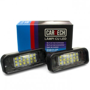 Lampi numar dedicate cu led Mercedes Benz W220 - Img 2