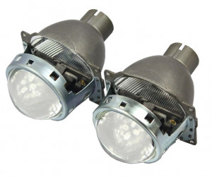 Lupe Bixenon Q5 D2S 3" IPH3002 pentru far BMW E46 ZKW cu ornamente incluse - Img 1
