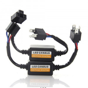 Set 2 anulatoare eroare becuri LED H4 - 12V - Img 3