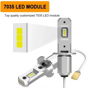 Set 2 leduri auto H3 Canbus, putere 10W, luminozitate 2000 Lm, 12V-24V GS-H3