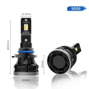 Set 2 leduri auto HB4 9006 Canbus 3000K 6000K putere 50W luminozitate 10.000 Lm 12-24V D92S-HB4 - Img 4