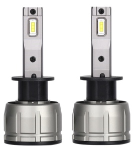 Set 2 leduri H1 P16 Canbus pentru far auto, putere 60W, luminozitate 10.000 Lm, 12V P16-H1
