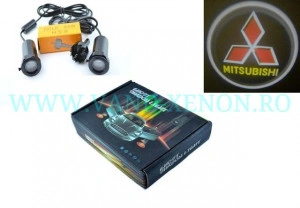 Set proiectoare / Logo montare sub usa 5w Mitsubishi