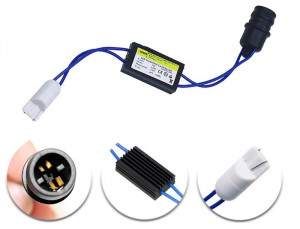 Anulator eroare Led T10 (W5W) 12V - 3,2W cu baza flexibila din cauciuc - Img 4