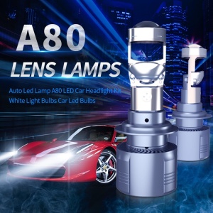 Kit Lupe Bi-Led Mini H7 0,75 inch cu lentila din sticla si corp metalic - Img 4