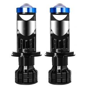 Kit Lupe Bi-Led Mini H7 1" cu lentila din sticla si corp metalic
