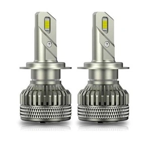 Set 2 leduri H7 Canbus pentru far auto, putere 48W, luminozitate 14.000 Lm, 12V A9-H7