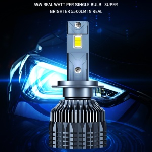 Set 2 leduri H7 V30 Canbus pentru far auto putere 110W luminozitate 14.500 Lm 12V-24V - Img 3