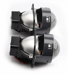 Lupe Bi Led Auto 3" putere 43W luminozitate 9000 Lumeni 5500k 12V P1-Original - Img 2