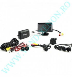 Senzori de parcare cu afisaj si camera Cartech SP505