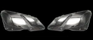 Set 2 sticle faruri pentru Mercedes E-Class Coupe / Cabrio C207 A207 W207 Non Facelift (2009 - 2013)