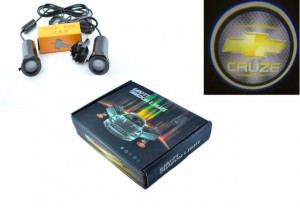 Set proiectoare / Logo montare sub usa 5w Chevrolet cruze