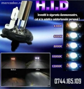 KIT XENON - 55W H1, H3, H4 BI-Xenon, H7, H8, H9, H10, H11, H27 (880), D2S, D2R, HB3 (9005), HB4 (9006)