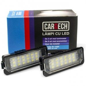 Lampi numar dedicate cu led Volkswagen Golf 4/5/6/7 