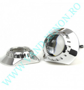 Lupe Xenon 2,5 inch - KIT de proiectoare cu Ornamente - Img 6