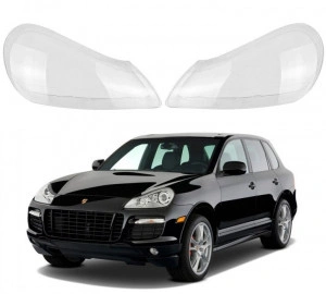 Set 2 sticle faruri pentru Porsche Cayenne (2007 - 2010)