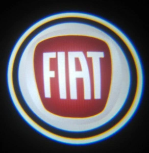 Set proiectoare / Logo montare sub usa 5w Fiat - Img 1