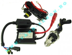 KIT XENON - H4 Bi-Xenon 35W Garantie + Montaj!