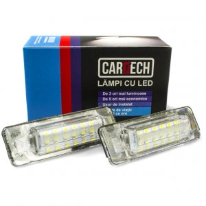 Lampi numar dedicate cu led Mercedes Benz W210 - Img 2