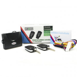 Modul inchidere centralizata L08 Cartech, 2 telecomenzi Y92 si modul confort - Img 1
