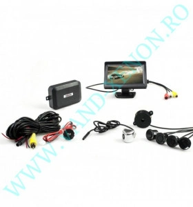 Senzori de parcare cu afisaj si camera Cartech SP606