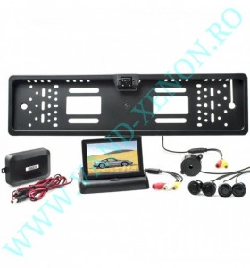 Senzori de parcare cu afisaj si camera Cartech SR701