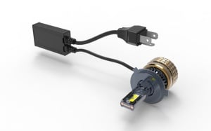 Set 2 leduri H4 H100 Canbus pentru far auto 360 grade putere 100W luminozitate 15.000 Lm 12V - Img 3