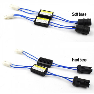 Anulator eroare Led T10 (W5W) cu baza rigida, tare din plastic - Img 2