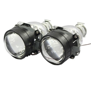 Lupe 2.5 inch - Kit de proiectoare Bifazice H1 (Xenon sau Led)