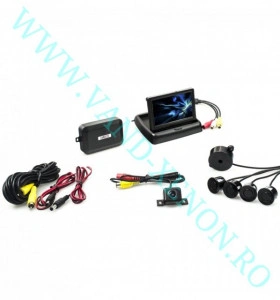 Senzori de parcare cu afisaj si camera Cartech SR501