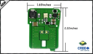 Set 2 Module LED Pozitie cu lumina alb rece Clasa E - W212