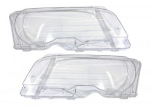 Sticla Far BMW Seria 3 E46 Coupe / Cabrio (2 usi) Non Facelift (1998 - 2003)