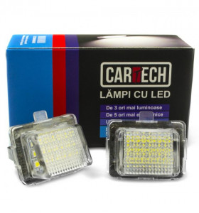 Lampi numar dedicate cu led Mercedes Benz W204 - Img 2