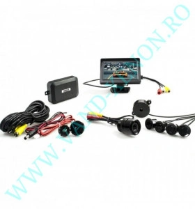 Senzori de parcare cu afisaj si camera Cartech SP2831