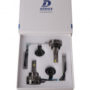 Set 2 leduri D4S Plug and Play pentru far auto 70W Chip Cree 8400 Lm 12-24V - Img 4