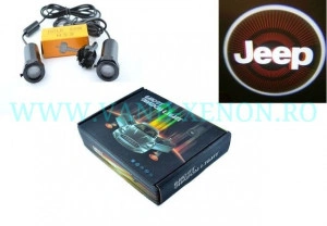 Set proiectoare / Logo montare sub usa 5w Jeep