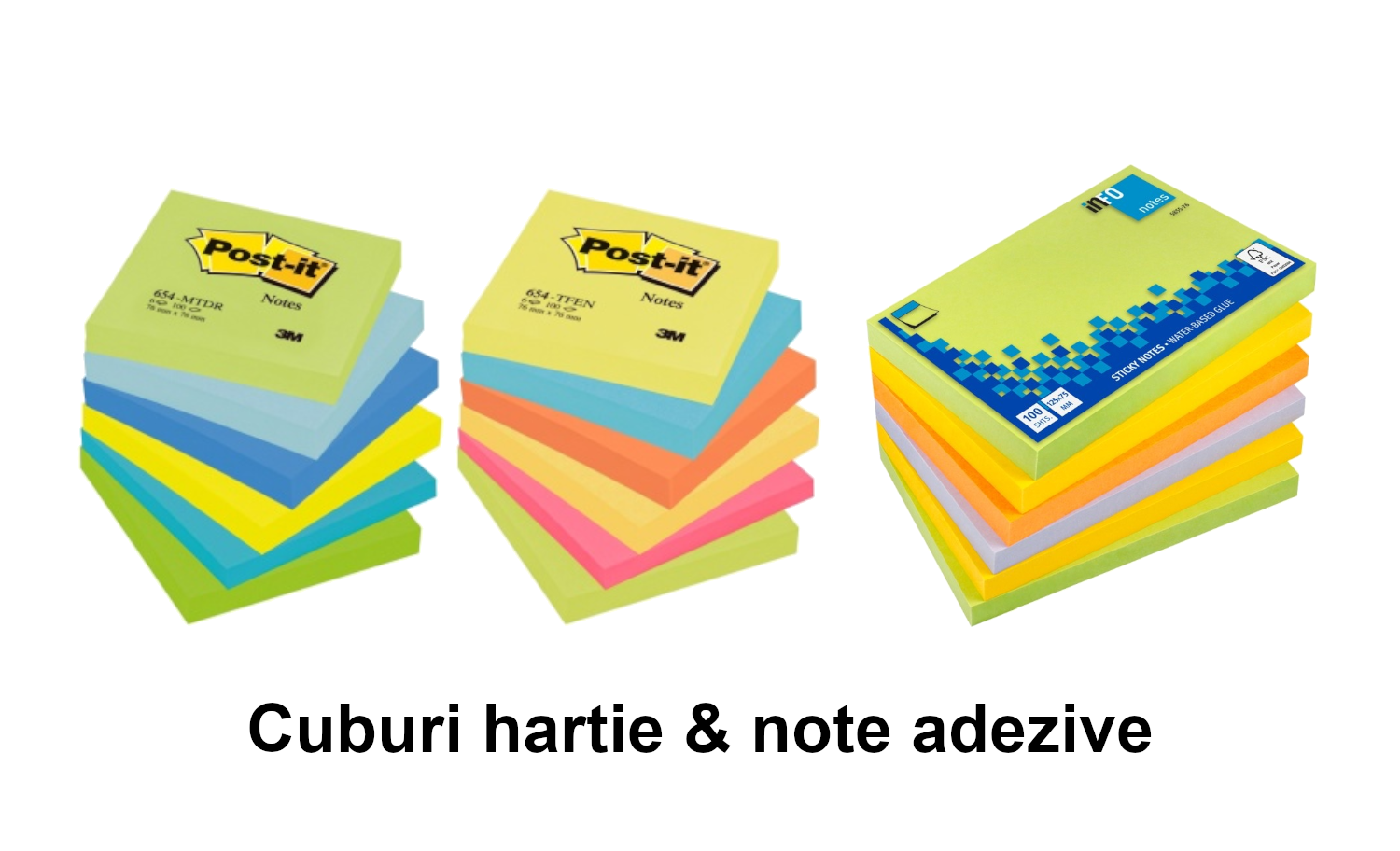 Cuburi hartie & note adezive