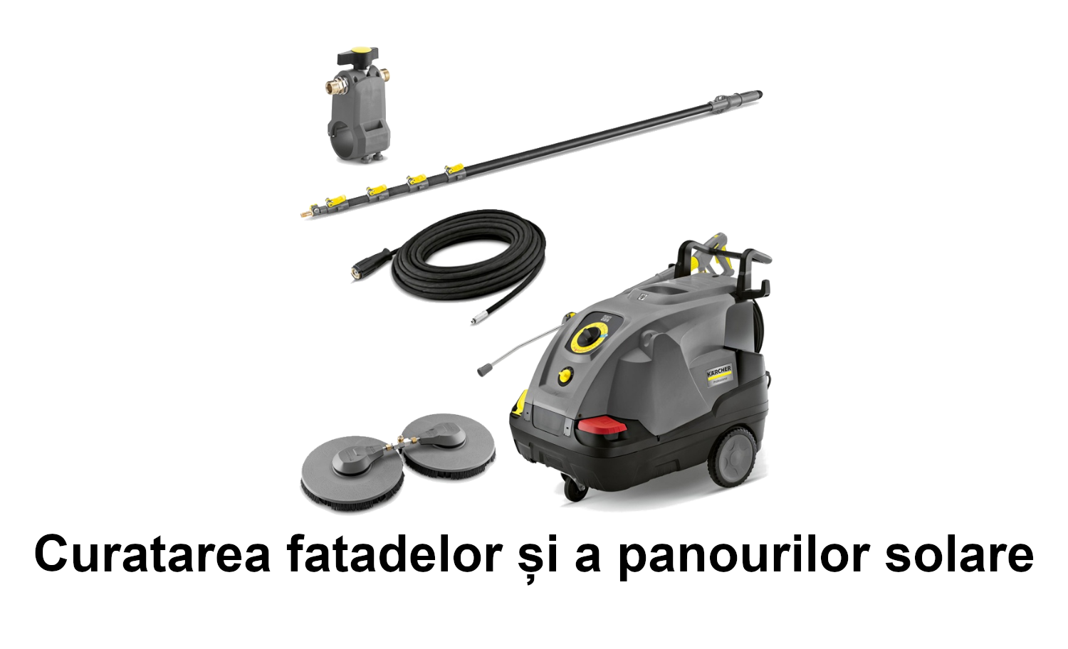 Curatarea fatadelor și a panourilor solare