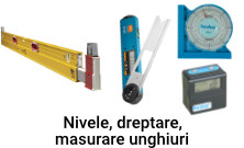 Nivele, dreptare, masurare unghiuri