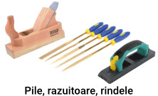 Pile, razuitoare, rindele