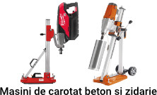 Masini de carotat beton si zidarie