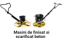 Masini de finisat si scarificat beton